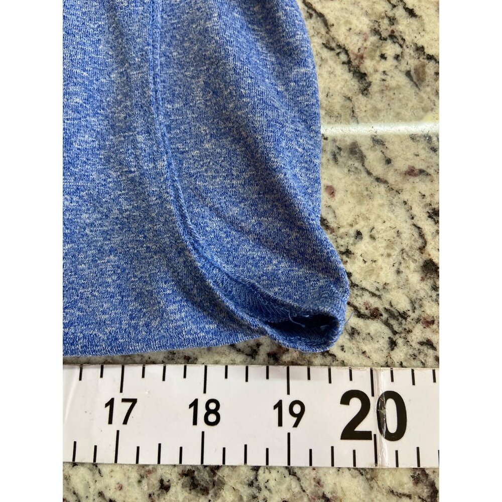 Under Armour HeatGear Fitted Sleeveless Tank Top Blue LG Athletisure Gym - Picture 7 of 9